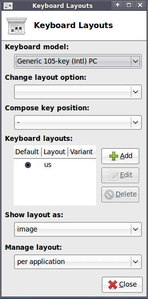 keyboard layouts window